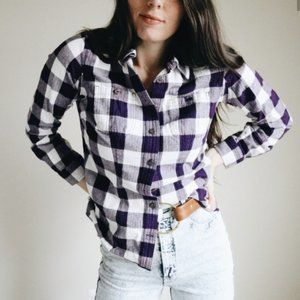 Duluth Trading CO. plaid top -C1